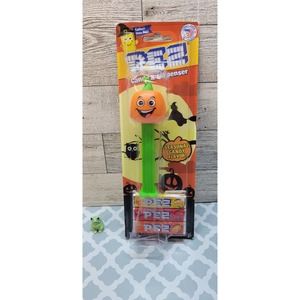 Pumpkin Pez Dispenser Halloween 2021 Jack O Lantern Original Card Candy Corn